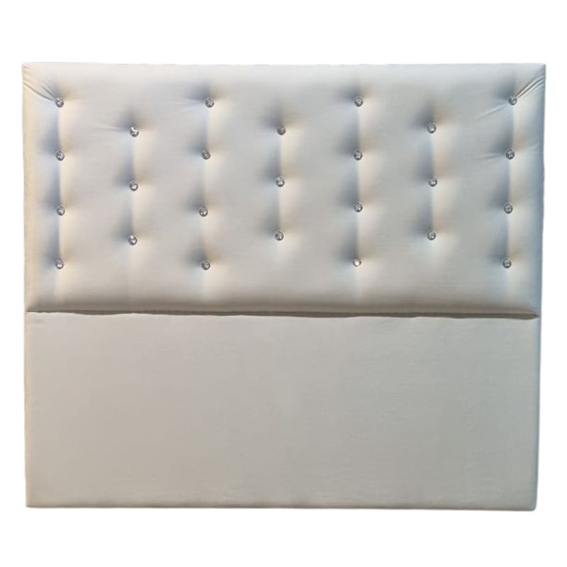 GENERICO - Respaldo 2 Plaza Crudo Felpa Diamante a piso Muebles Rimar