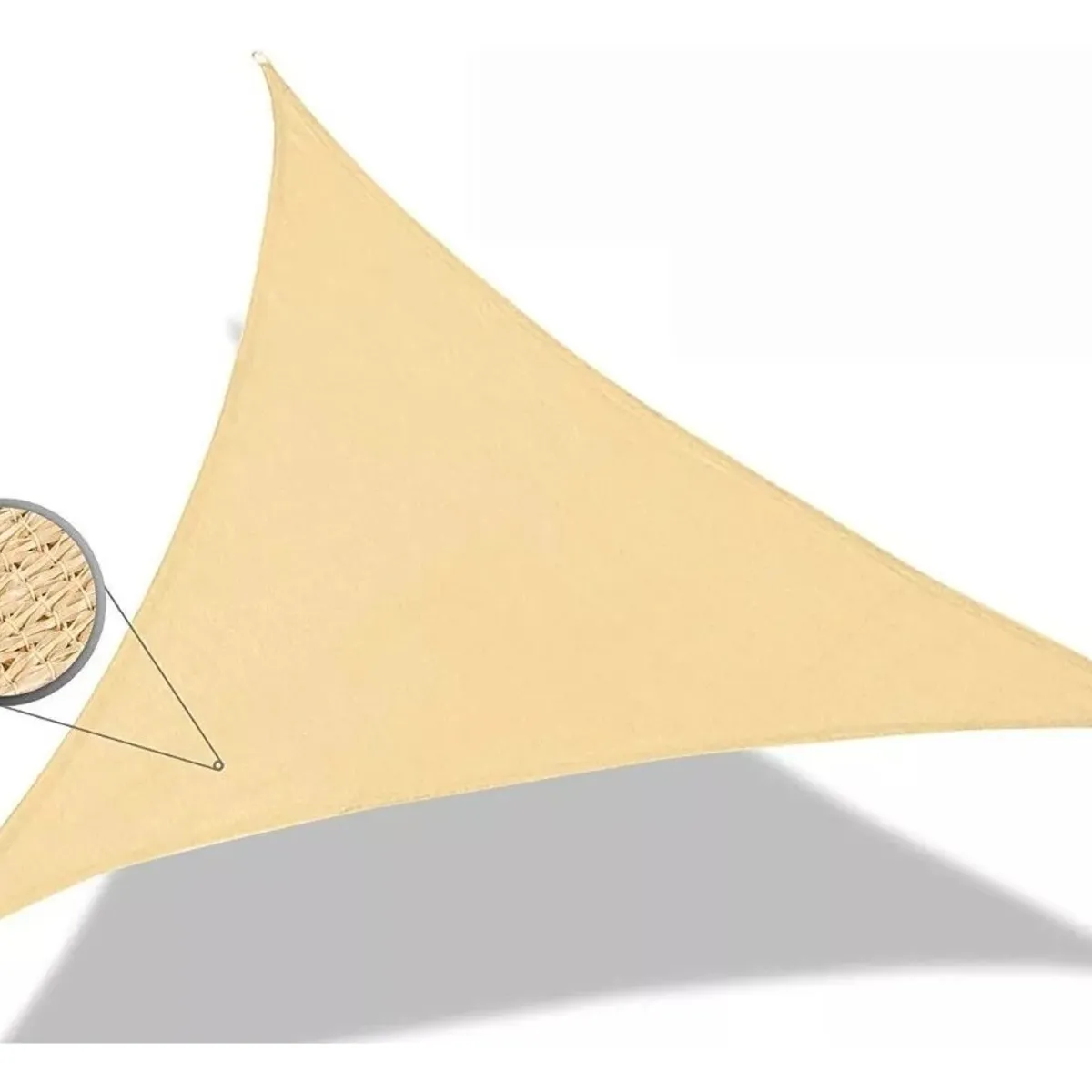 GENERICO - Carpa Toldo Vela Triangular Impermeable Sombreador 3x3x3 Anti UV