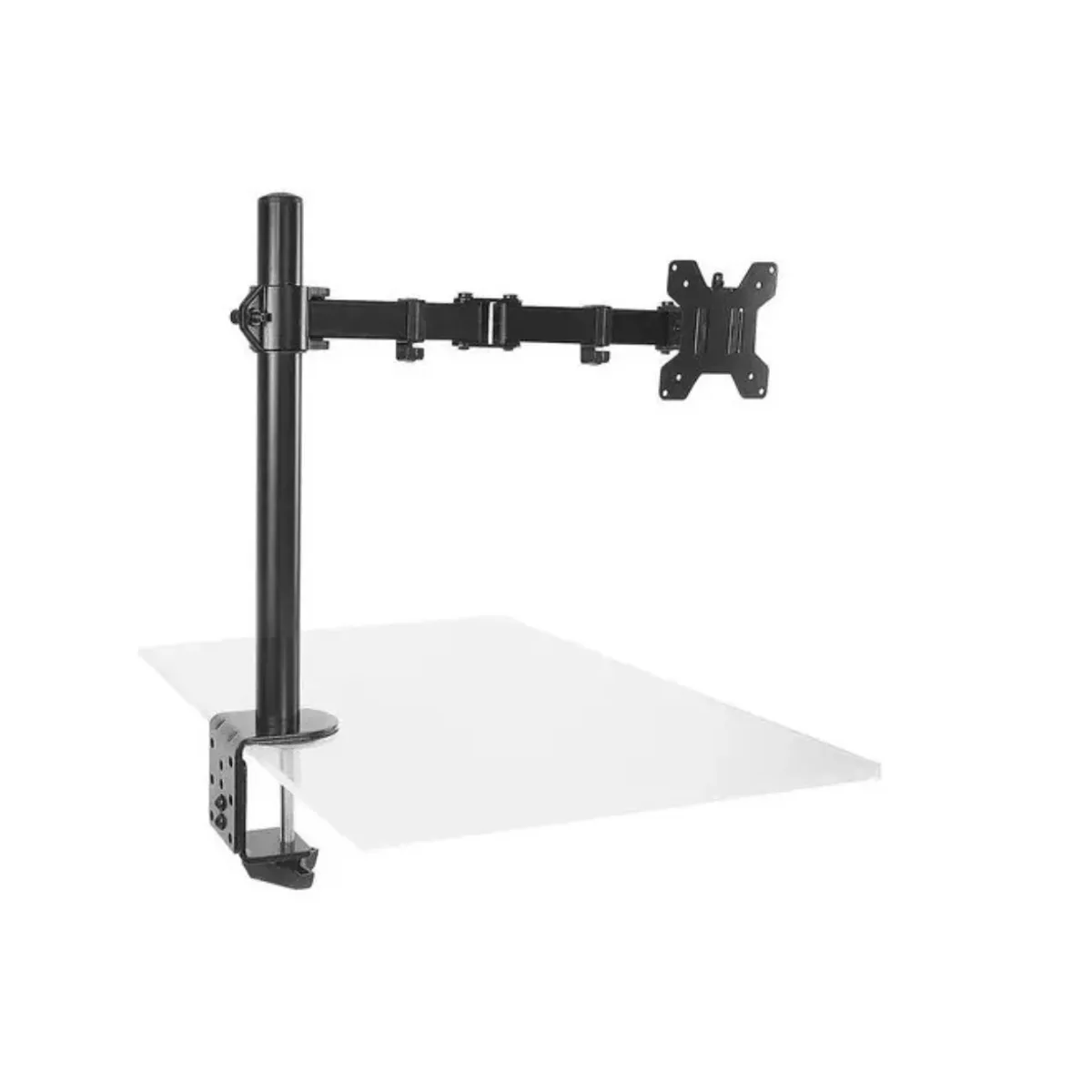 GENERICO - Soporte Un Brazo Monitor 13 A 27 Base Ajustable Articulado