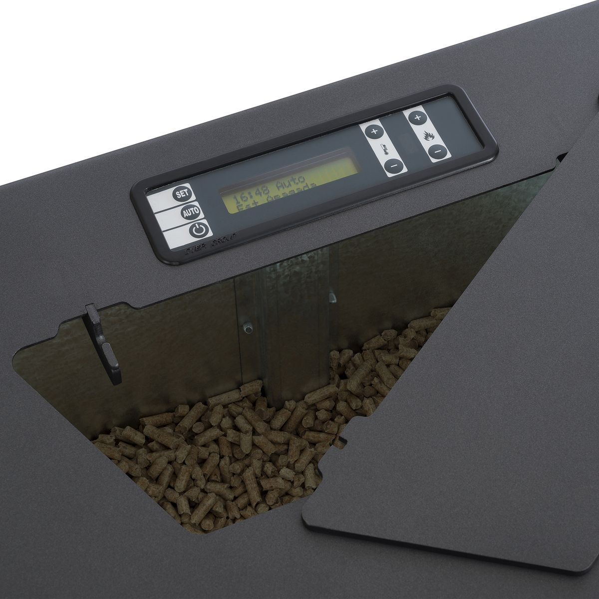 AMESTI - Calefactor a Pellet Amesti Italy 8100 plus Rojo