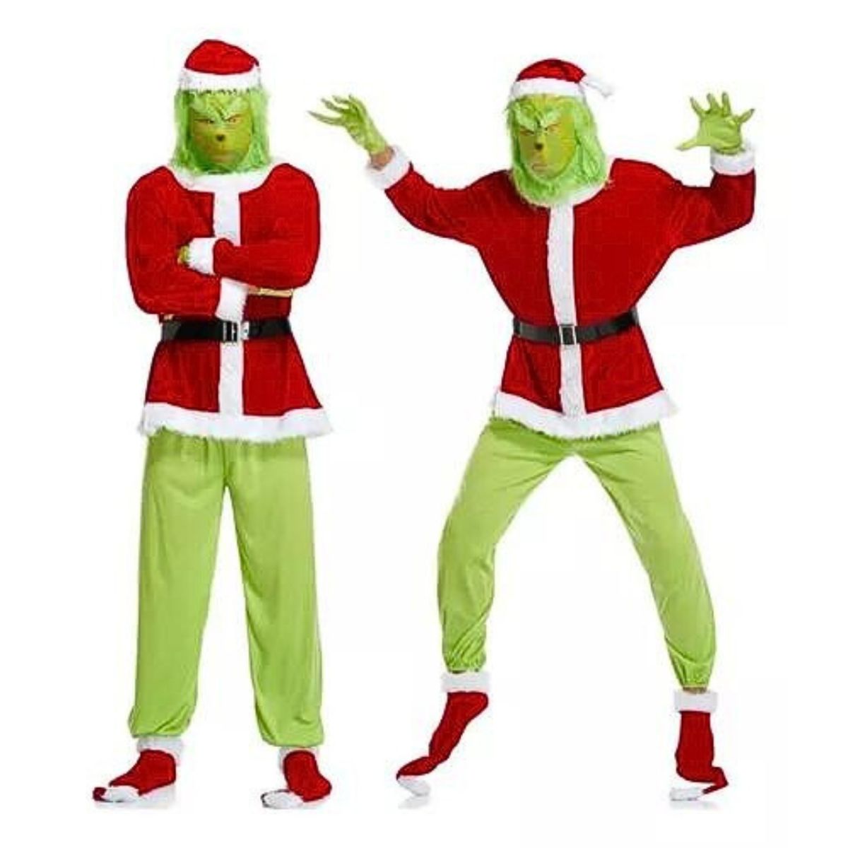 GENERICO - Disfraz De El Grinch Adulto TALLA L