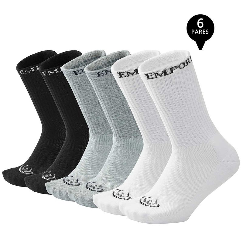 GIOVACCHINO - Pack de 6 Calcetines Largos Deportivos Mujer