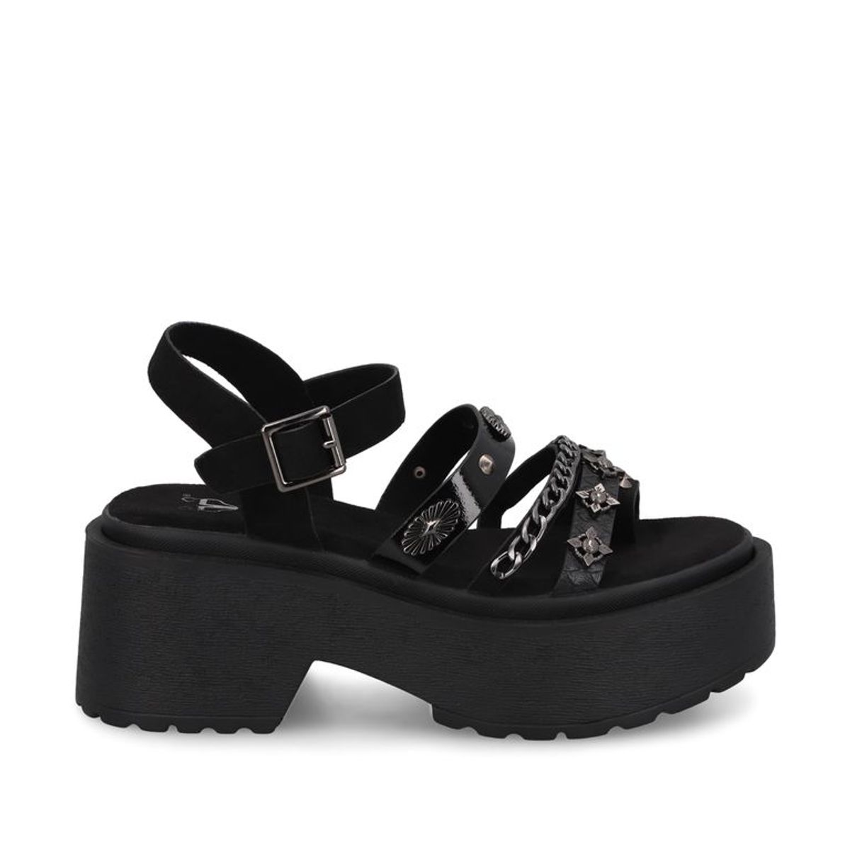 GOTTA - Sandalia Negra  Mujer 45982