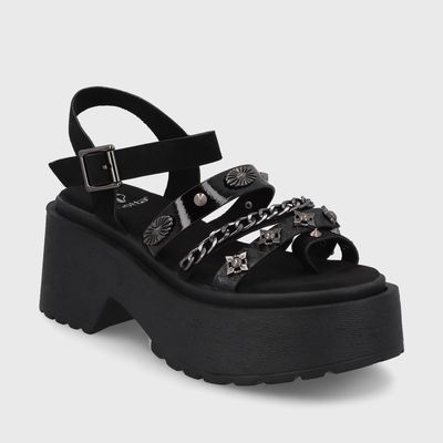 Imagen 2 del producto Sandalia Negra Mujer 45982