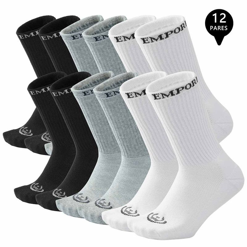 GIOVACCHINO - Pack de 12 Calcetines Largos Deportivos Mujer
