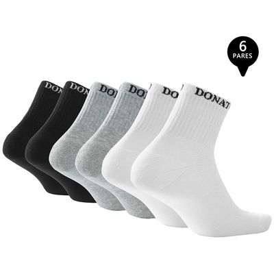 Imagen 2 del producto Pack de 6 Calcetines Cortos Deportivos Mujer