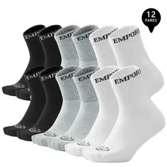 GIOVACCHINO - Pack de 12 Calcetines Cortos Deportivos Mujer