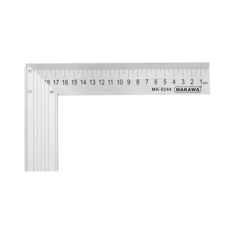 MAKAWA - ESCUADRA ALUMINIO 8 PULGADAS MAKAWA