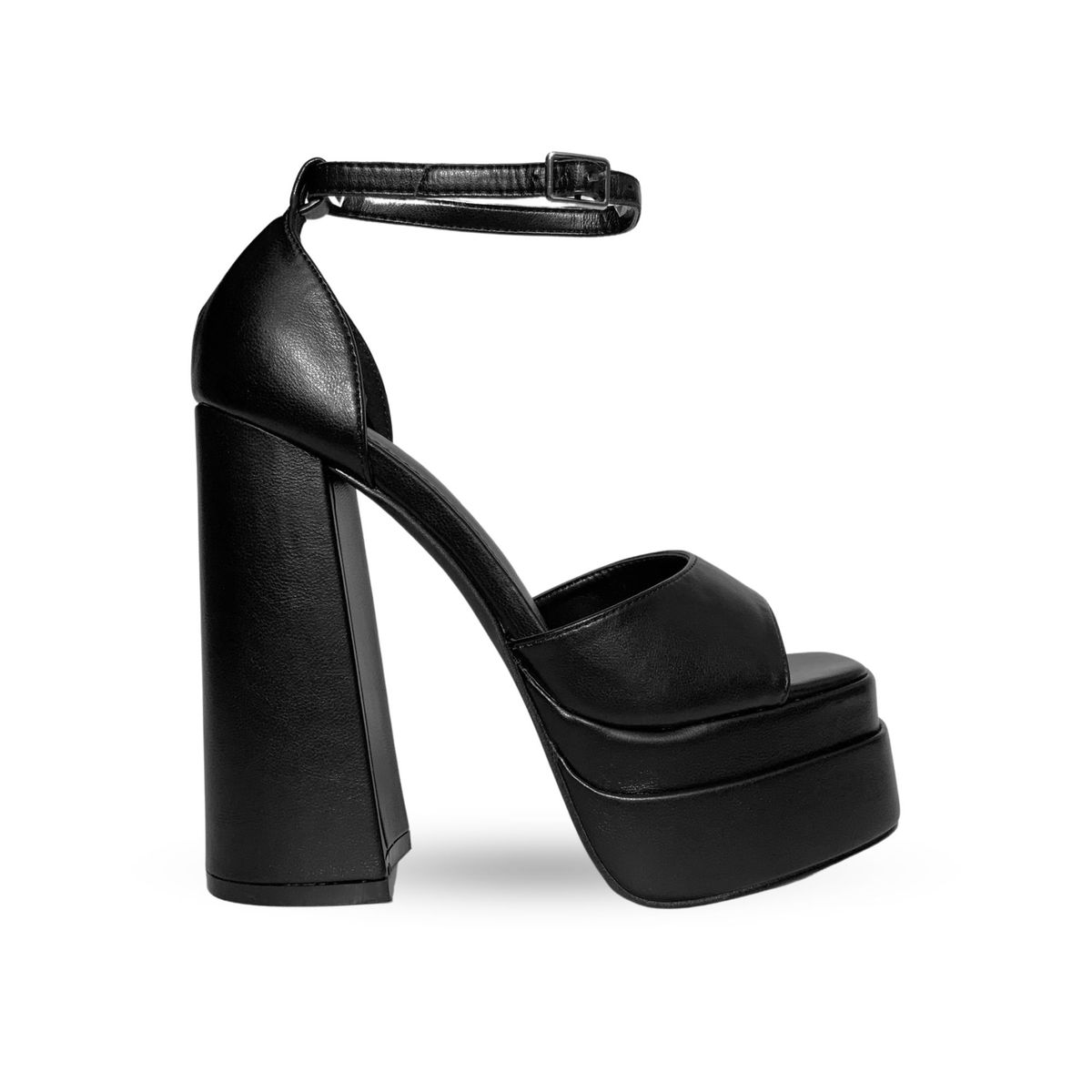 APOSTOL - Sandalia Taco Alto Cloe Negro Bella Moda