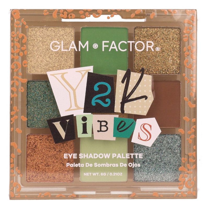 GLAM FACTOR - Paleta de sombras de ojos Y2K Vibes N23