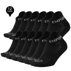 GIOVACCHINO - Pack de 12 Calcetines Tobilleros Deportivos Mujer