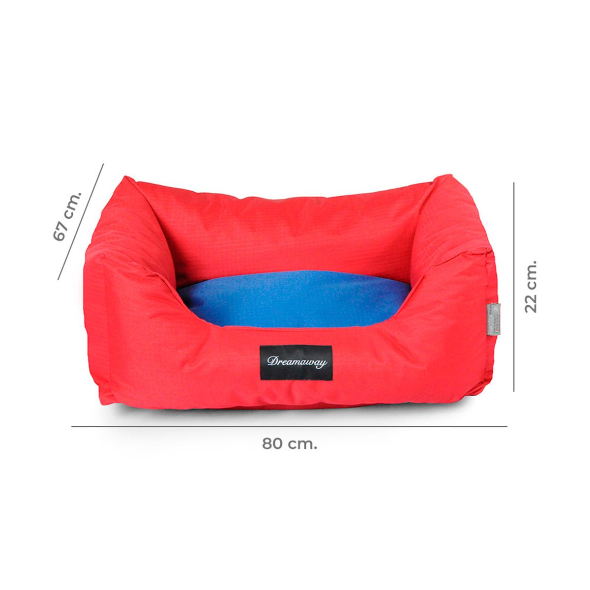 FABOTEX - Cama Fabotex Dreamaway Boston RojoAzul- L 80x67x22