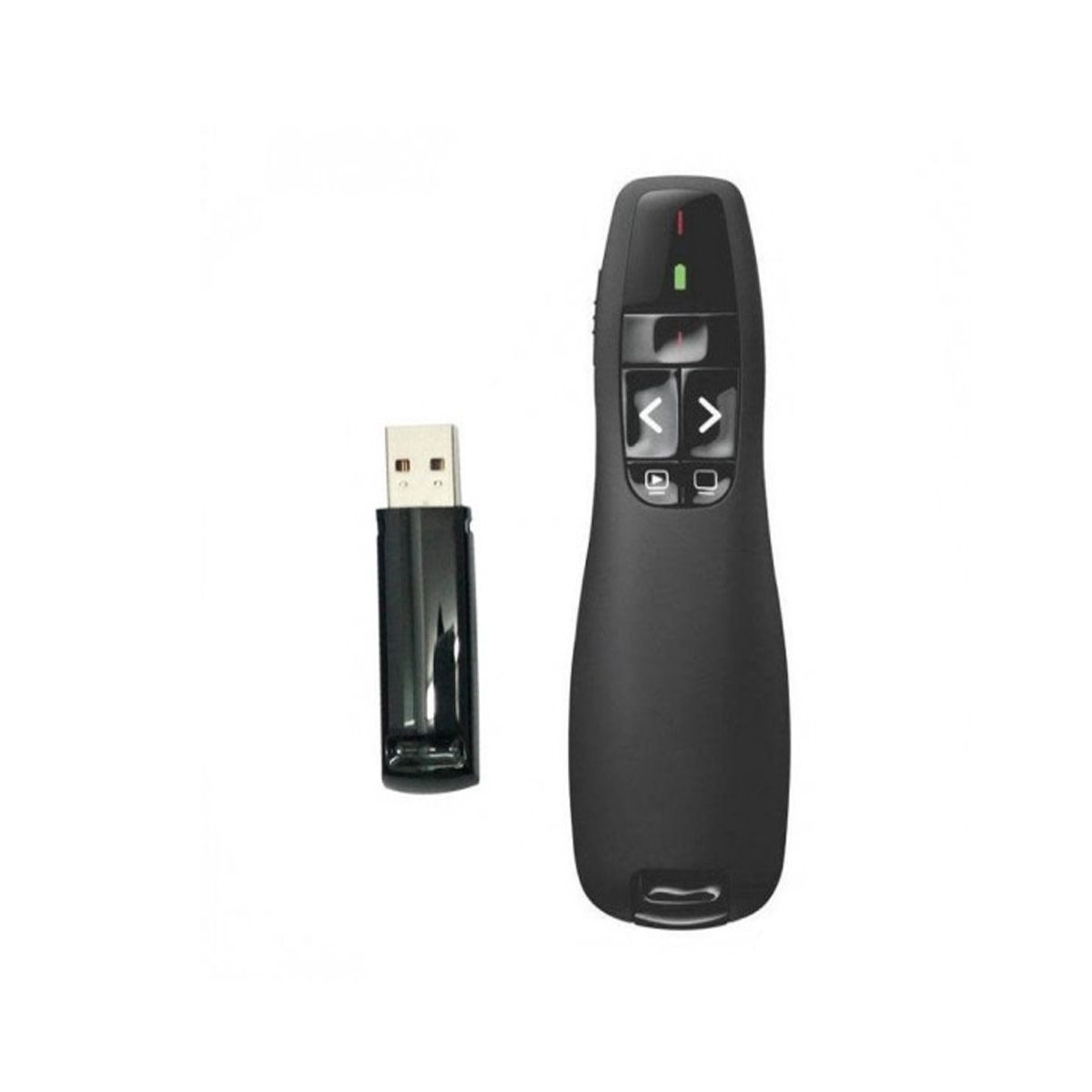 GENERICO - R400 2.4Ghz USB Wireless Presenter Laser Pointer PPT Remote Control for Powerpoint Presentation