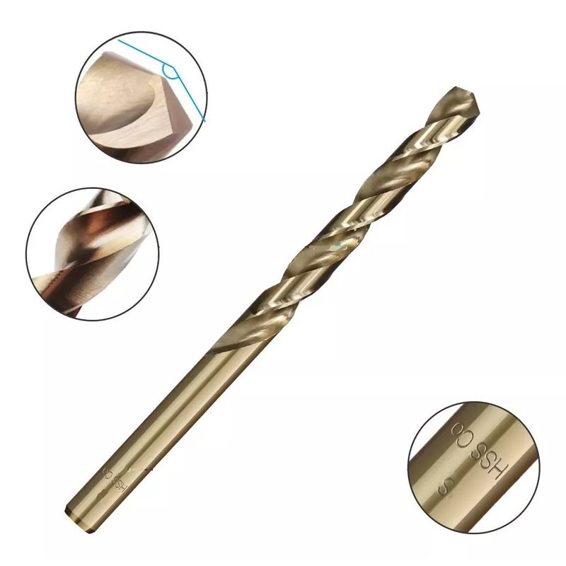 GENERICO - Broca Cobalto 12.5 mm  Set 5pcs Hssm35 Al 5%
