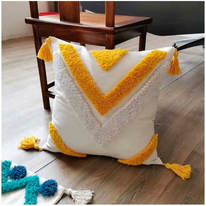 GENERICO - Pack de Fundas De Cojin Decorativa Diseño Boho 45x45 Cm
