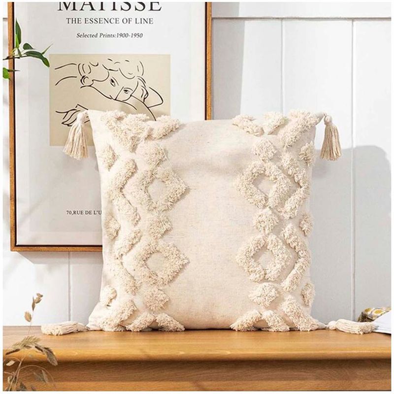GENERICO - Pack de Fundas De Cojin Decorativa Diseño Boho 45x45 Cm