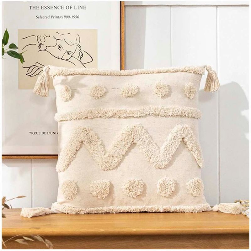 GENERICO - Pack de Fundas De Cojin Decorativa Diseño Boho 45x45 Cm