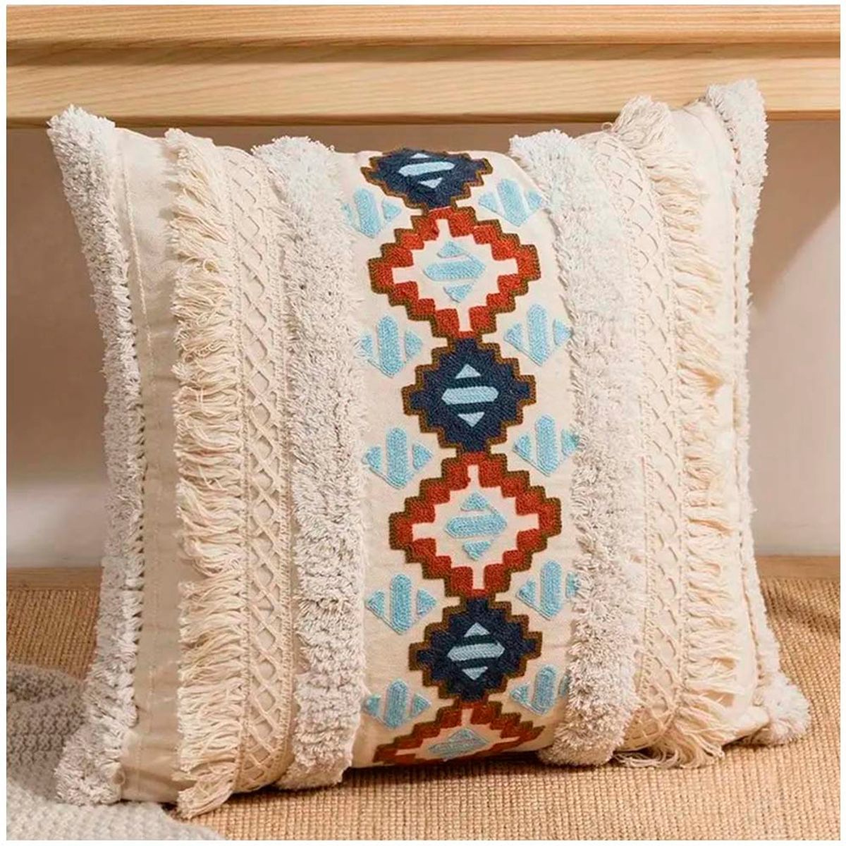 GENERICO - Pack de Fundas De Cojin Decorativa Diseño Boho 45x45 Cm