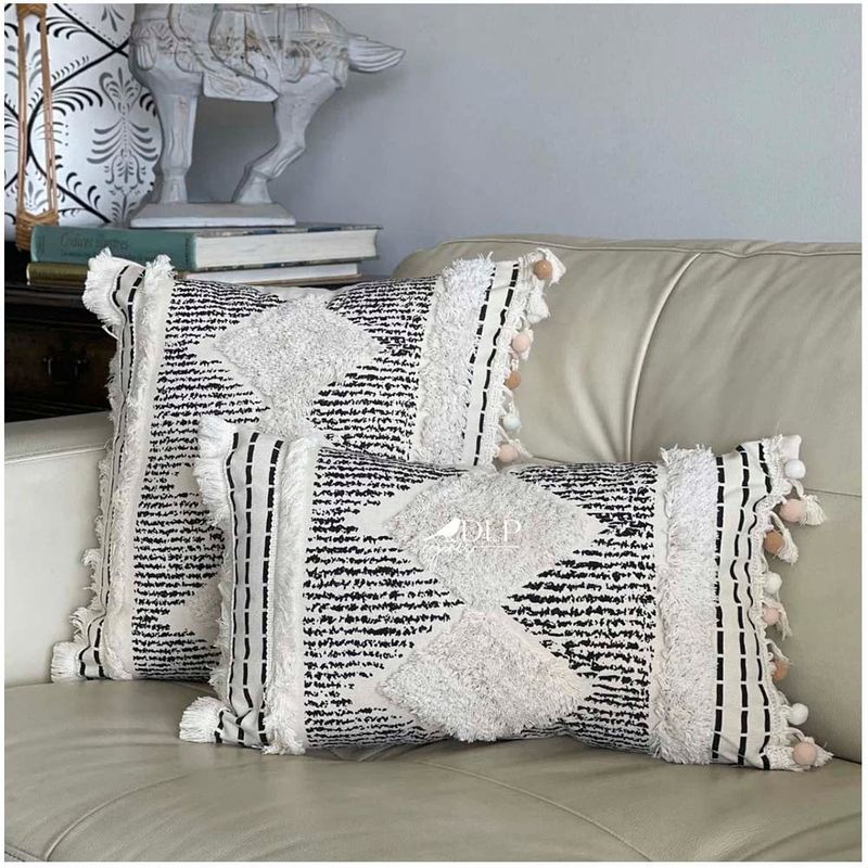 GENERICO - Pack de Fundas De Cojin Decorativa Diseño Boho 45x45 Cm