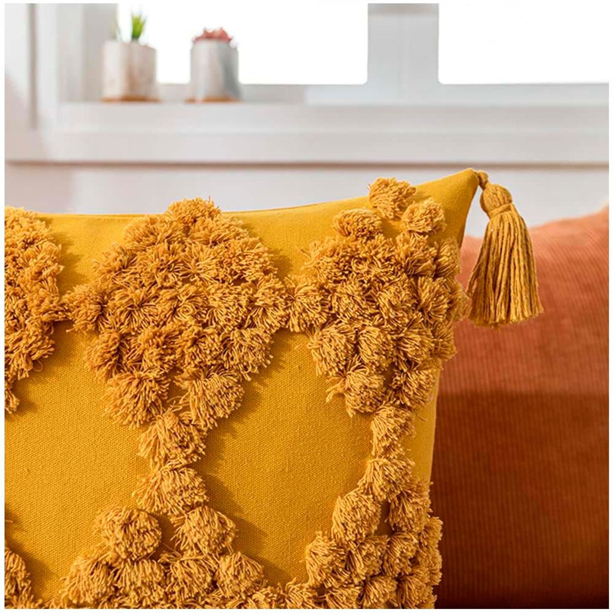 GENERICO - Pack de Fundas De Cojin Decorativa Diseño Boho 45x45 Cm