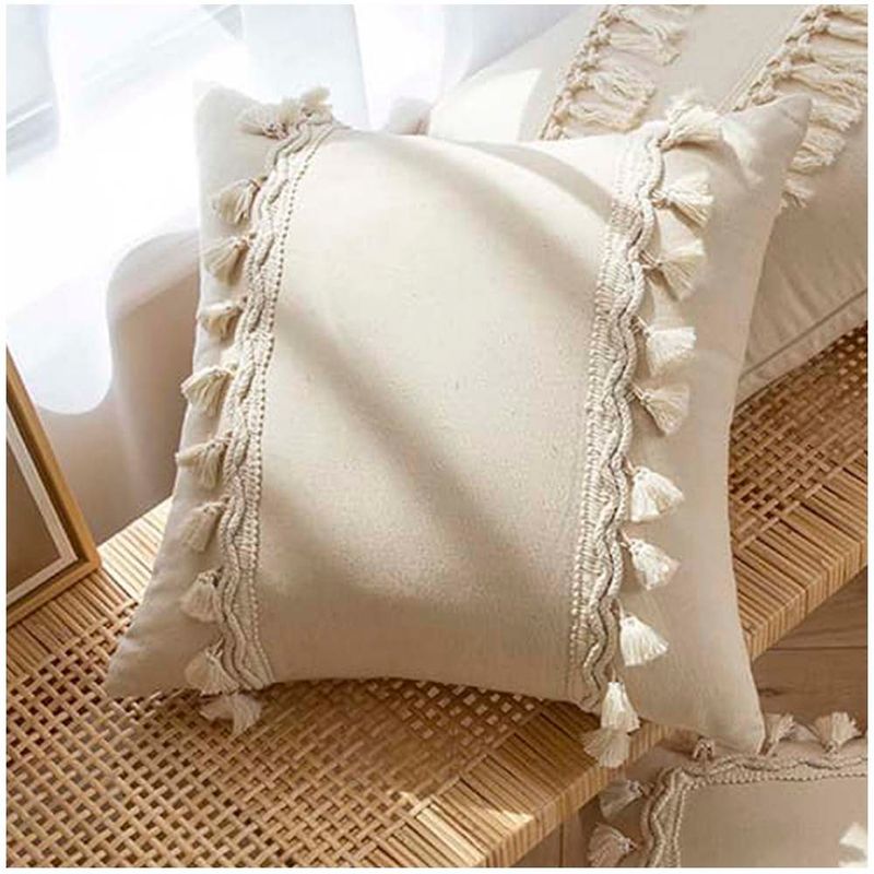 GENERICO - Pack de Fundas De Cojin Decorativa Diseño Boho 45x45 Cm