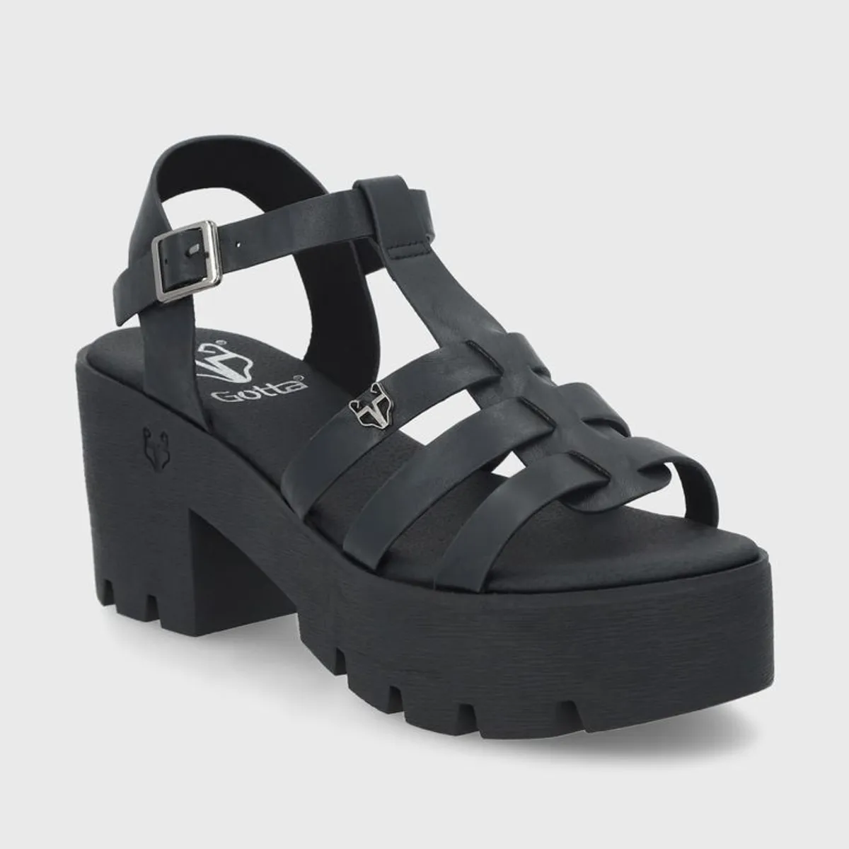 GOTTA - Sandalia Negra  Mujer 43023