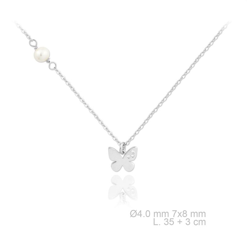 MASSE GIOIELLI - Collar Toscana Masse Plata Italiana bañada en Rodio