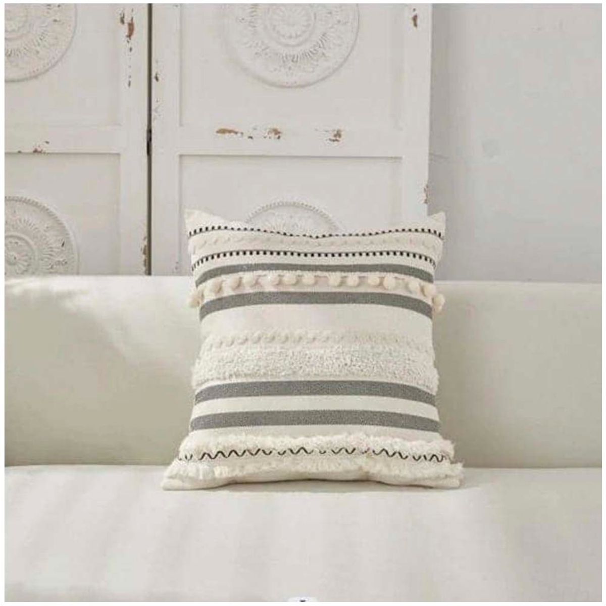 GENERICO - Pack de Fundas De Cojin Decorativa Diseño Boho 45x45 Cm 060