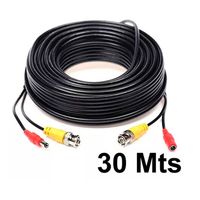 Cable Para Camaras Seguridad Cctv Video Y Poder Bnc 30 Mts