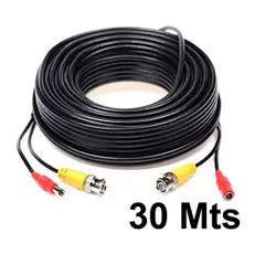 OFERTABKN - Cable Para Camaras Seguridad Cctv Video Y Poder Bnc 30 Mts