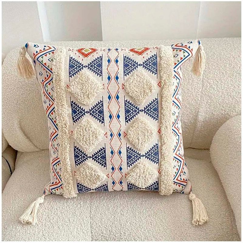 GENERICO - Pack de Fundas De Cojin Decorativa Diseño Boho 45x45 Cm 088
