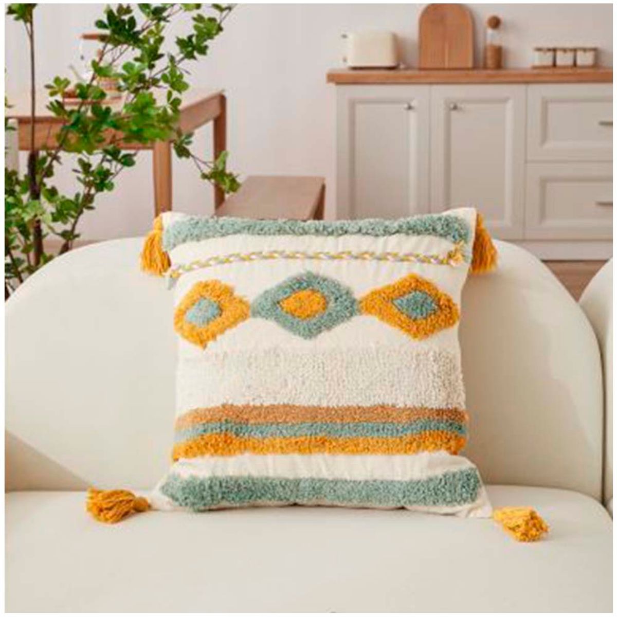 GENERICO - Pack de Fundas De Cojin Decorativa Diseño Boho 45x45 Cm