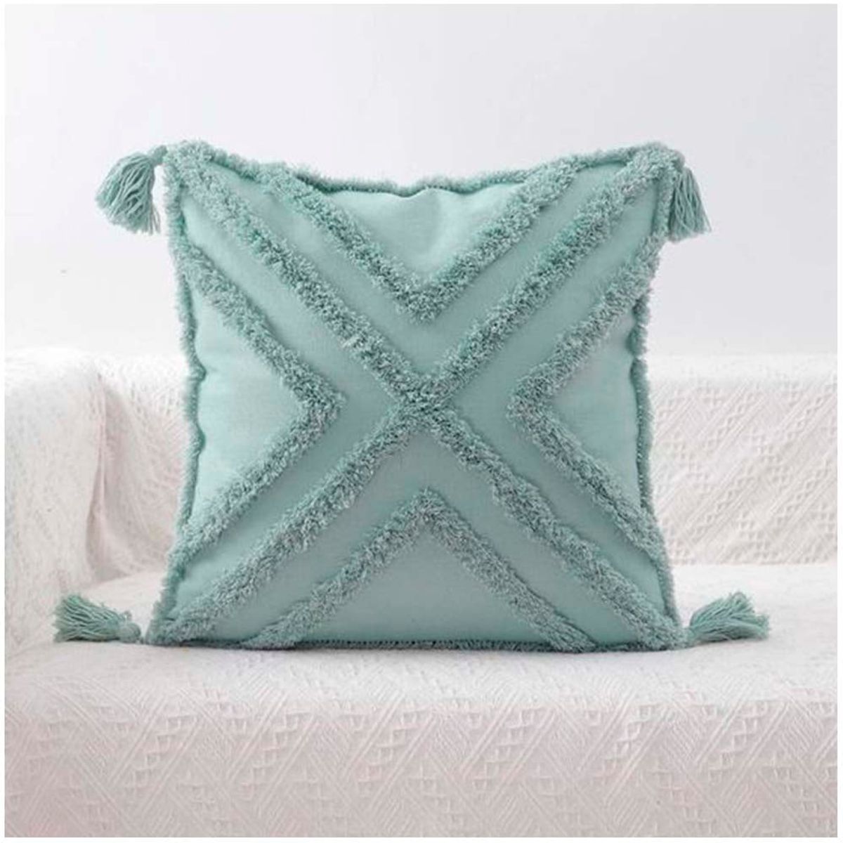 GENERICO - Pack de Fundas De Cojin Decorativa Diseño Boho 45x45 Cm 069