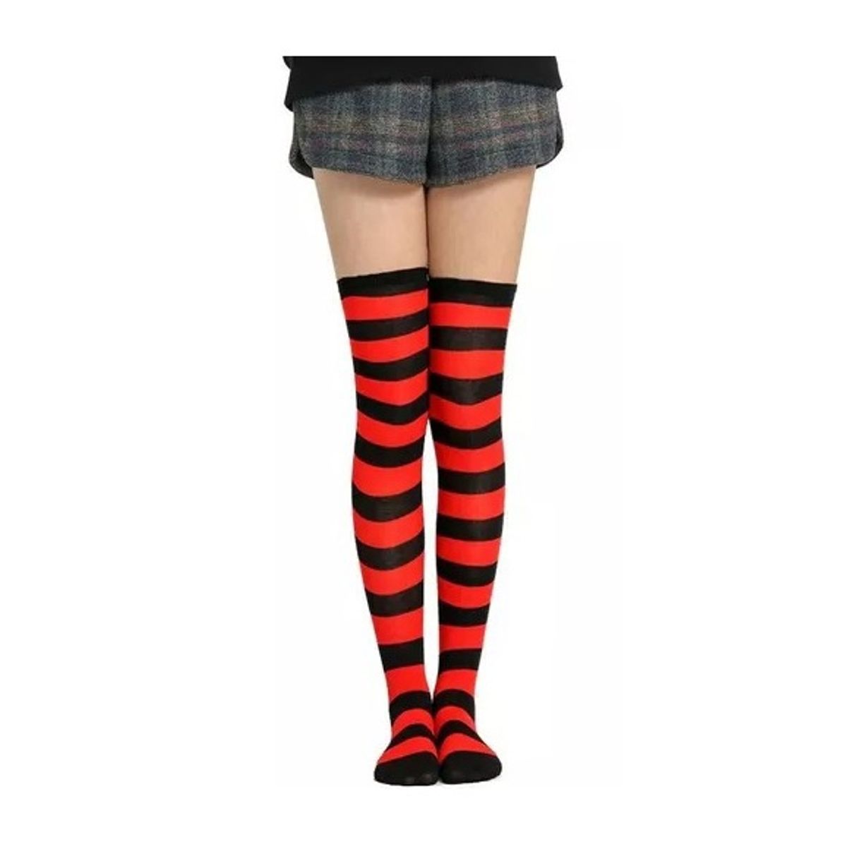 GARSIL - Calcetas Bucaneras Tipo Panty Elasticada Para Mujer - Diseño Rayas