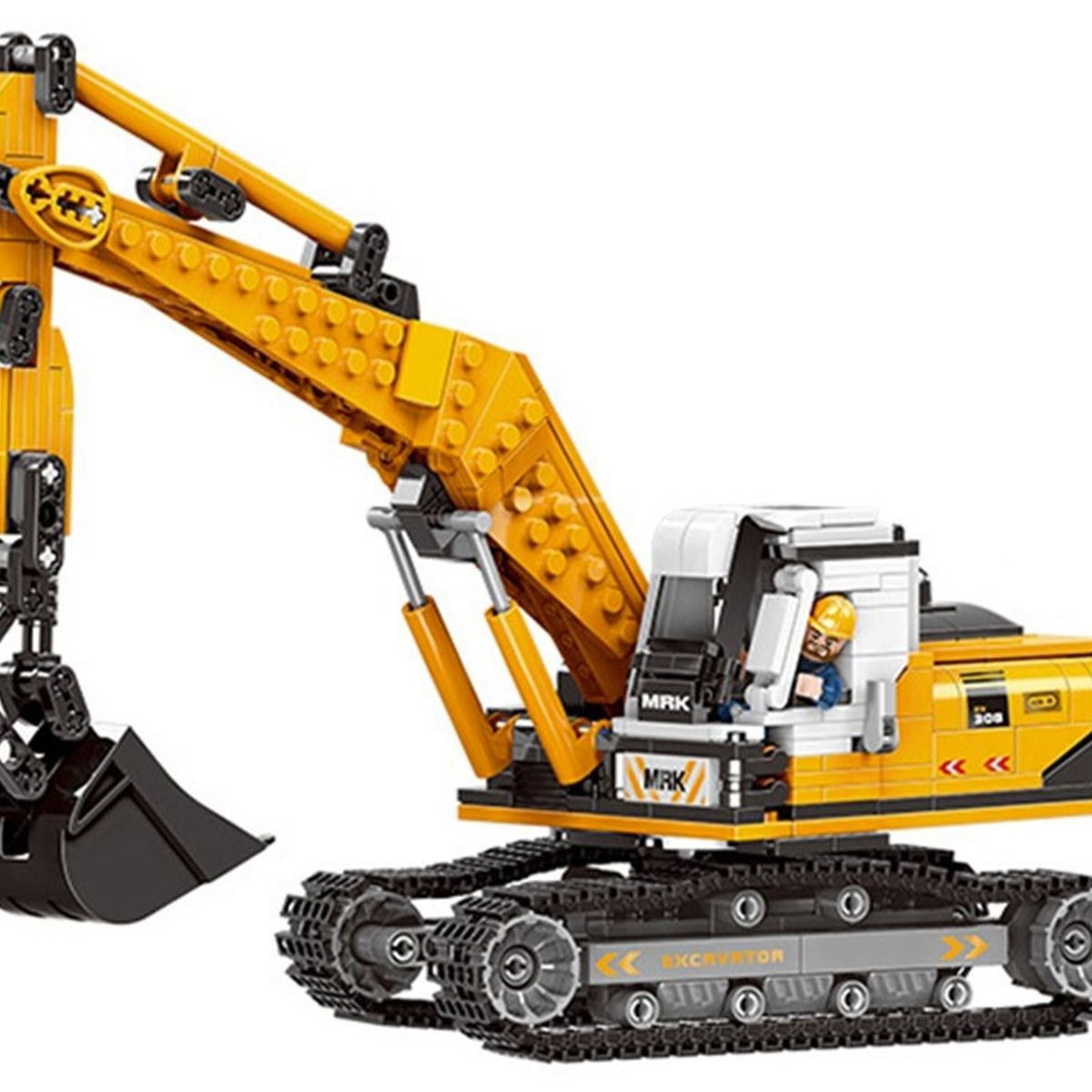 GENERICO - Retroexcavadora Maquina de Construcción Armable