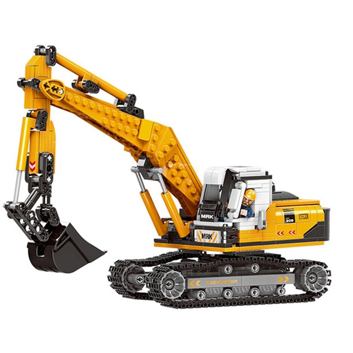 GENERICO - Retroexcavadora Maquina de Construcción Armable