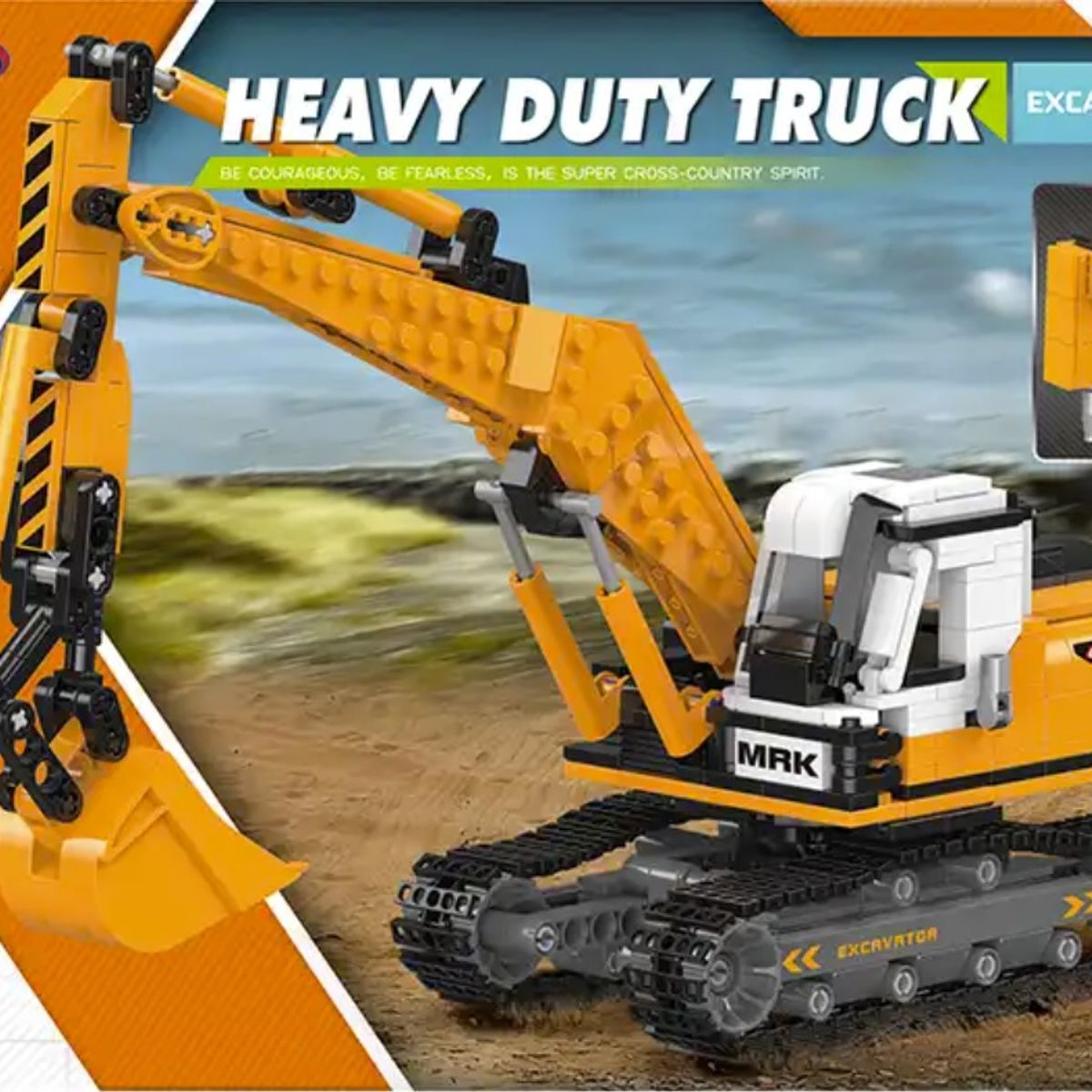 GENERICO - Retroexcavadora Maquina de Construcción Armable