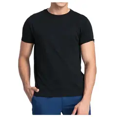 GARSIL - Polera De Algodon Manga Corta Para Hombre - Cuello Redondo