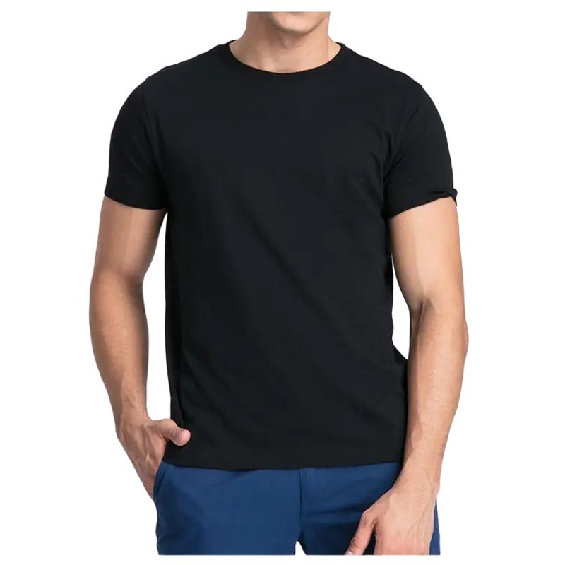 GARSIL - Polera De Algodon Manga Corta Para Hombre  - Cuello Redondo
