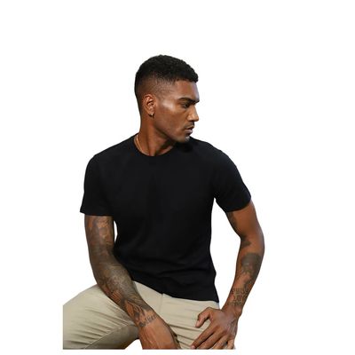 Imagen 2 del producto Polera De Algodon Manga Corta Para Hombre - Cuello Redondo