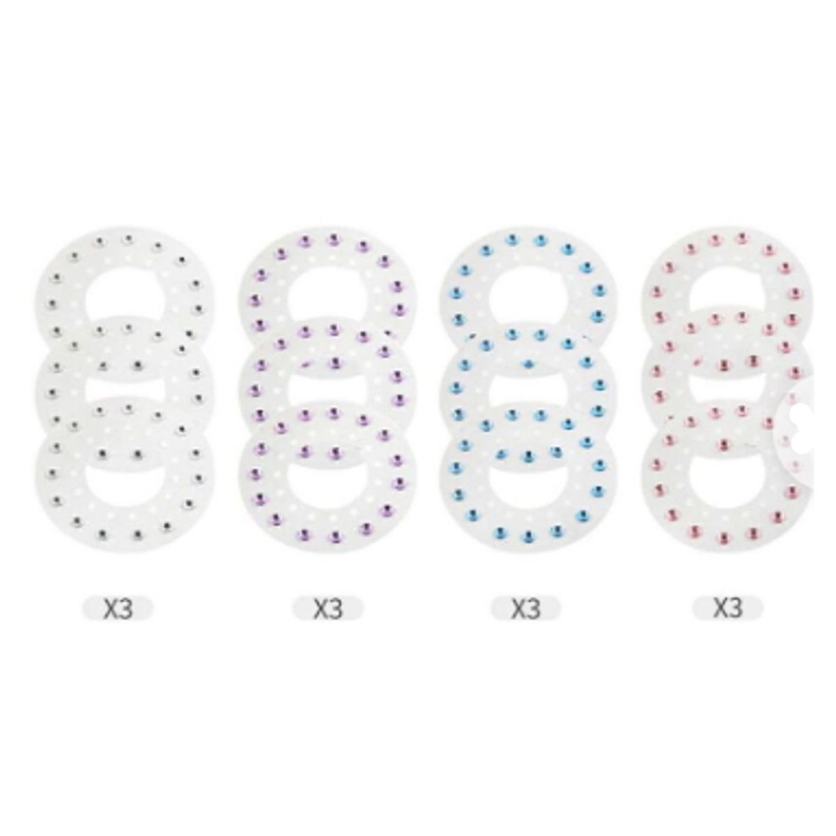 GENERICO - Respuesto Brillos Para El Cabello Magic Diamond