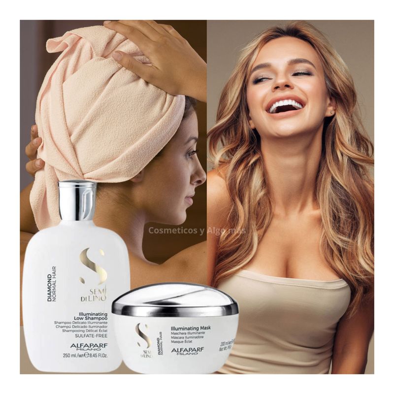 ALFAPARF MILANO - Kit Diamond Alfaparf especial para recuperar el brillo del cabello