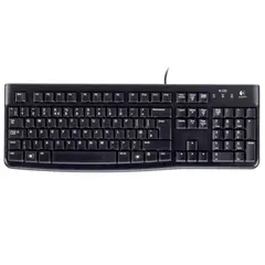 LOGITECH - Teclado K120 alámbrico negro