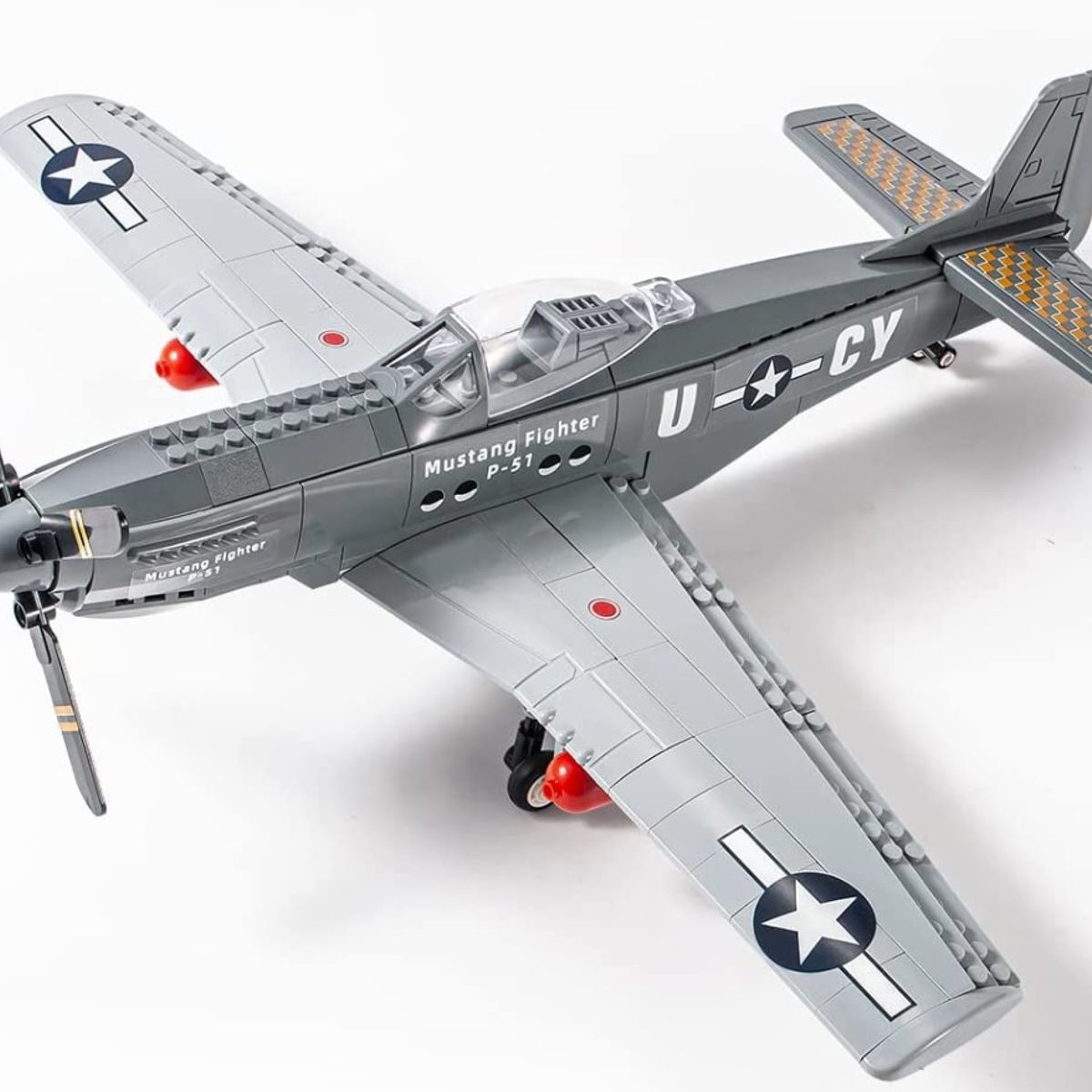 GENERICO - Avión WWII P-51D Mustang USAF compatible Lego