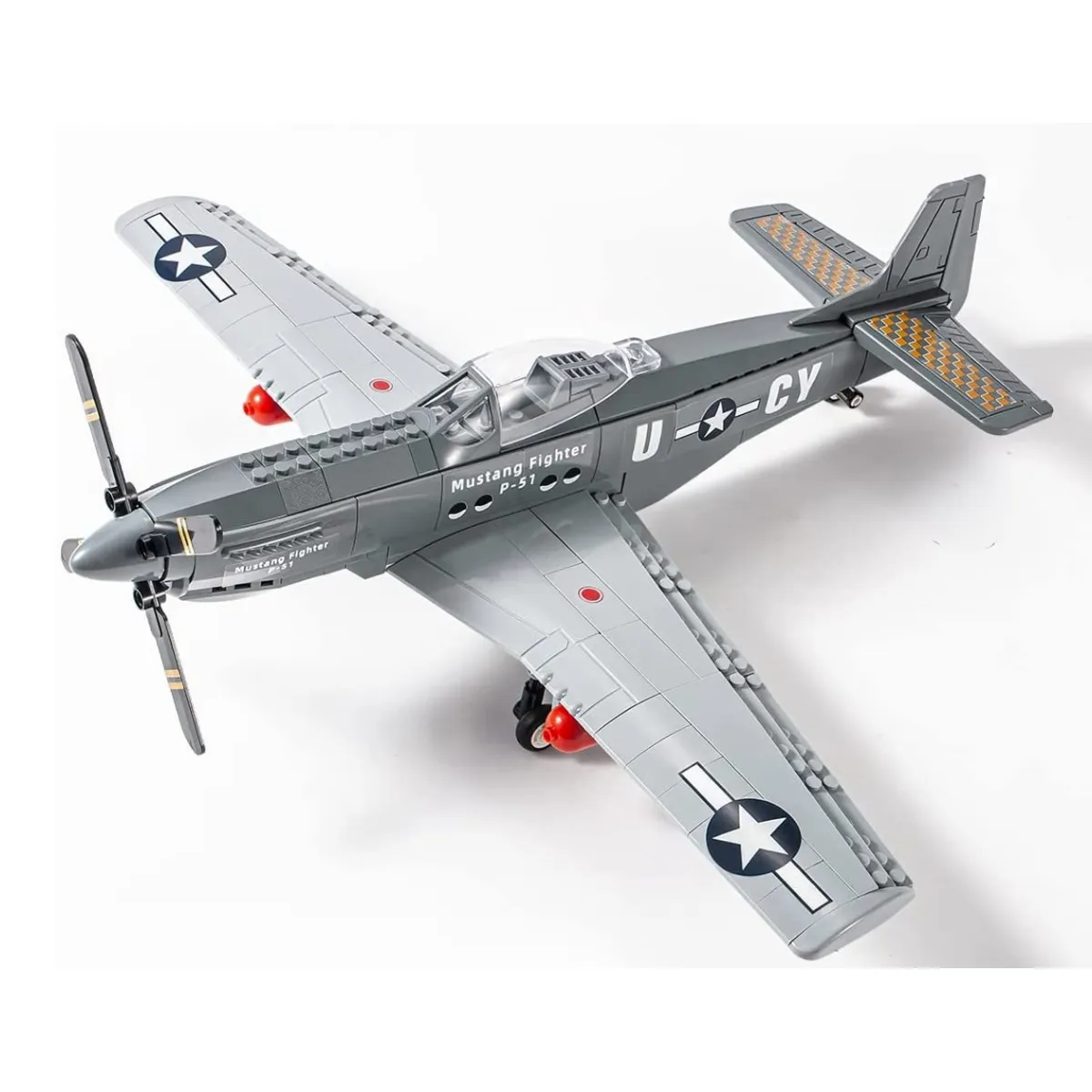 GENERICO - Avión WWII P-51D Mustang USAF compatible Lego