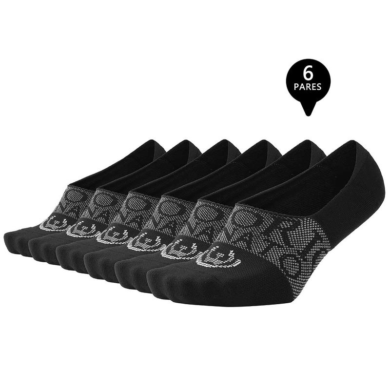GIOVACCHINO - Pack de 6 Calcetines Invisibles Deportivos Hombre Premium