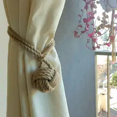 BEIGE - Par Toma Cortinas Ovillo Yute