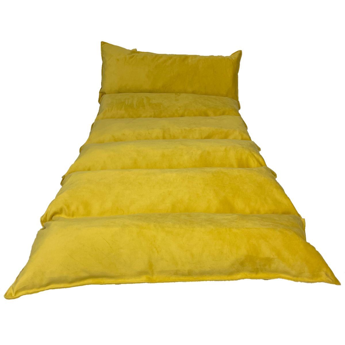 WALTHER - Cojín Pad felpa amarillo ocre