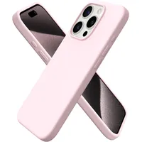 Carcasa Funda Para iPhone 15 Pro Silicona Slim Premium Rosa
