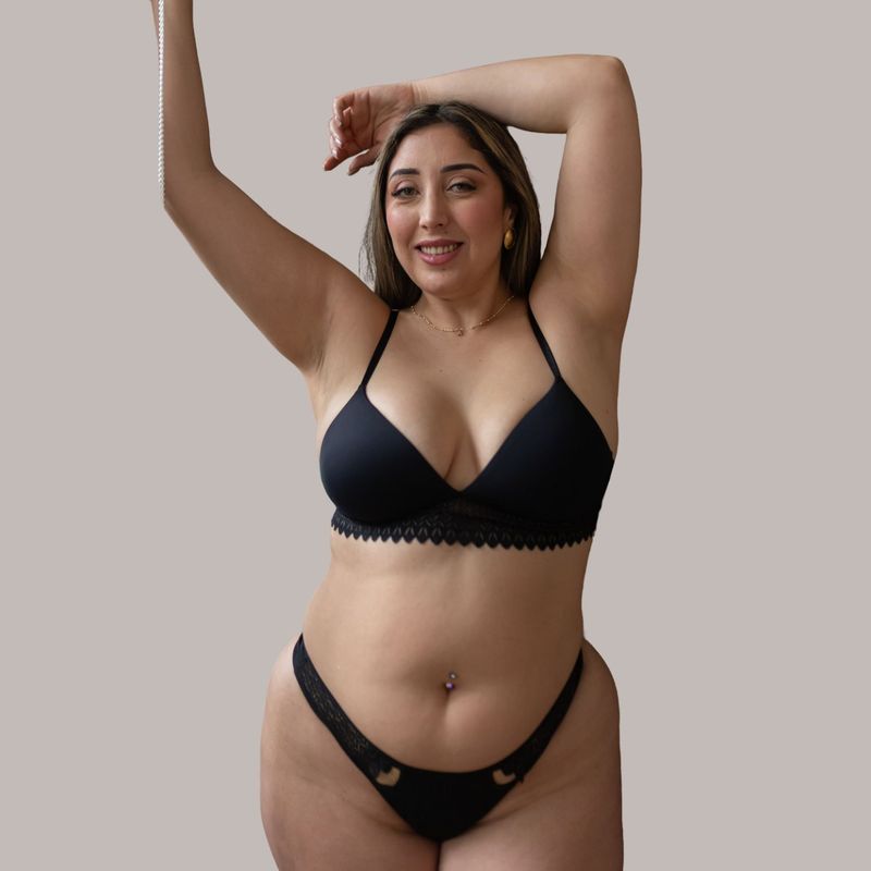 TUPPE - CONJUNTO BÁSICO CON RELLENO LENCERIA TUPPÉ